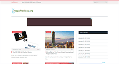 Desktop Screenshot of magicfreebies.org